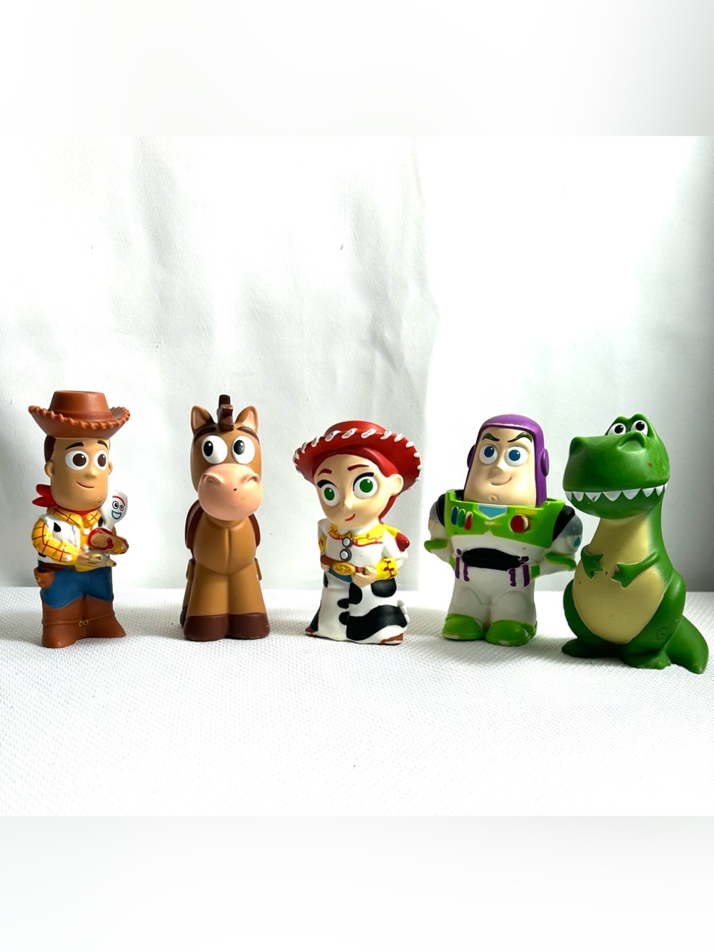 Disney Toy Story 5” Tall Characters Woody Buz Lightyear Jessie Rex Bullseye Toys